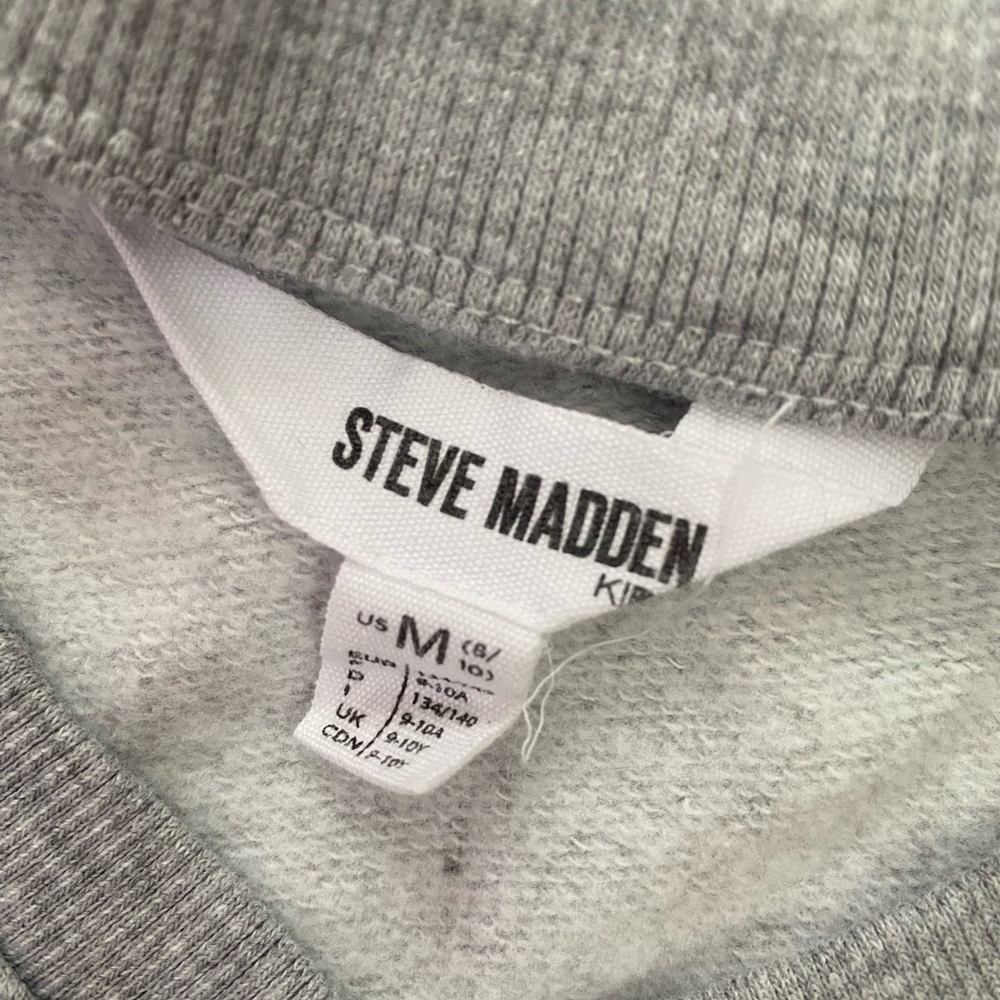 Steve Madden Girls Gray Top